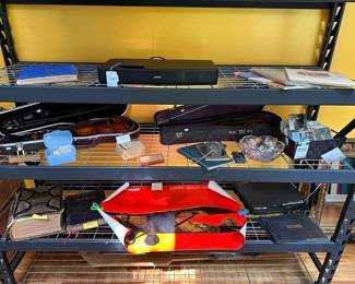 Antonius Stradivarius Cremonensis Faciebat Anno 17 Violin,   Ton Klar the Dancla No. 126 3/4 Violin, Bose Solo TV Sound System
