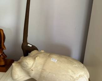 Hand Carved Wood and Stone Animals