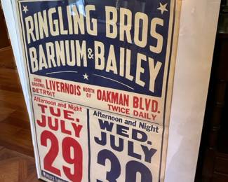 Vintage Ringling Bros. Poster