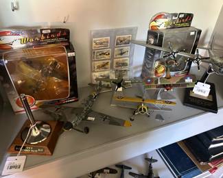 WW2 Bomber Valve,  B-29 Super Fortress Enola Gay, Corgi Spitfire, Corgi Warbirds Series 1
