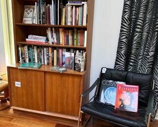 Karin Mobring for Ikea Sling Chair, Vintage Danish Teak Bookshelf