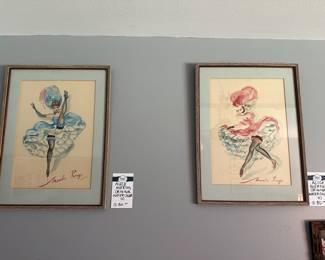 Alice Heurtas Moulin Rouge Original Art