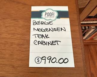 Borge Mogensen Teak Cabinet