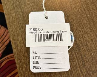 Wood Laminate Dining Table