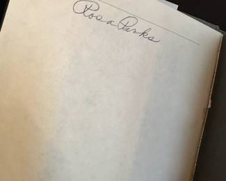 Signed Rosa Parks Book - buy on PoofSale.com!