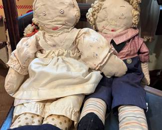 Antique Handmade Rag Dolls