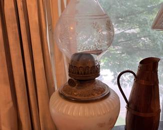 Antique Hurricane Lamp