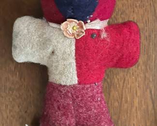 MCM Japan Felt Teddy Bear Pin Cushion