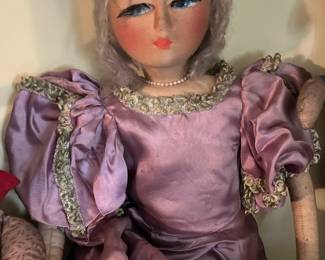 Antique French Blossom Boudoir Doll