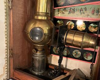 Antique Magic Lantern Set- Made in Germany