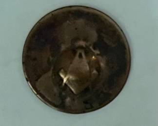 Masonic Freemason Compass And Square stamped Lincoln Penny