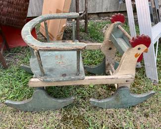 Antique Baby Rocking Seat