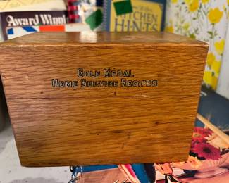Vintage Gold Medal Flour Recipe Box