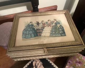 Vintage Victorian Jewelry Box
