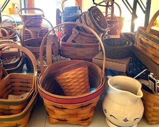 Longaberger Baskets And Pottey