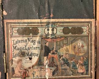 Antique Magic Lantern Set- Made in Germany