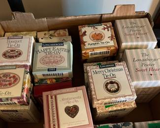 Longaberger BasketsL Tie-Ons