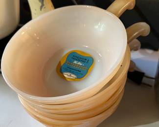 Vintage Anchor Hocking Coppertint Ovenware