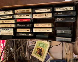 Collection of 8-Track Tapes