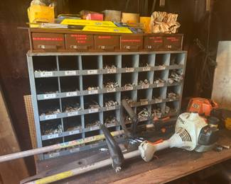 Collection of Large Bolts & Tools