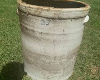 20 Gallon Antique Stoneware Crock