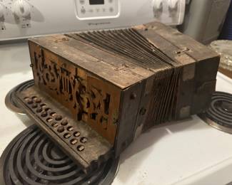 Antique M Hohner Accordian