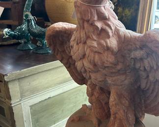 Italian Terra Cotta Eagle