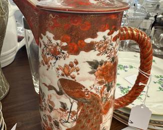 Japanese porcelain pitcher.
