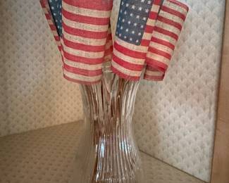 48 star flags.   Found wrapped in old brown paper.  