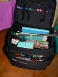 Scrap Booking, complete case w/ contents +
TONS of other scrap booking items