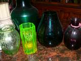 vaseline glass vase