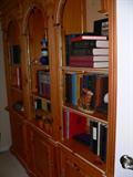 Solid pine book case. Original price was $1,830.00(we have original receipt)