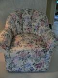 There are two of these Thomasville swivel chairs
