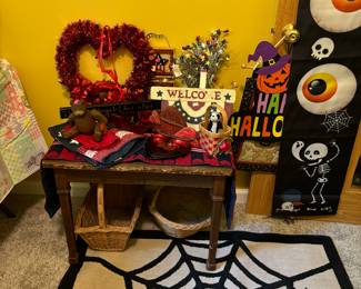 Valentines and 4th of July decor