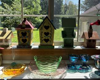 Bird and butterfly houses! So cute!