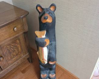 Wooden bear