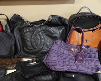 Designer handbags including Chanel, Gucci, Prada, Proenza Schouler, Judith Leiber and more