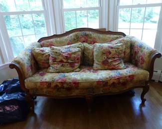 Floral sofa