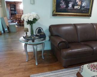 Side table, bric-a-brac