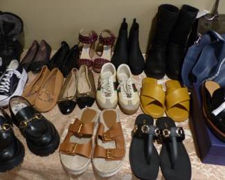 Designer shoes including Chanel, Gucci, Jimmy Choo, Stuart Weitzman & more