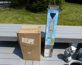 NIB 12FT pool with filter, pool vacuum