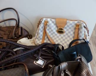 Authentic designer handbags including Louis Vuitton, Ferragamo, Celine, Armani, Hogan & more