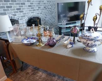 Bric-a-brac TV in background "NOT FOR SALE"