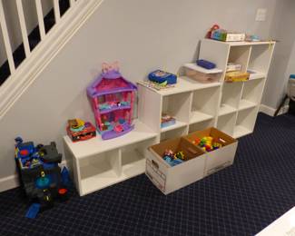 Toys, multi-level storage