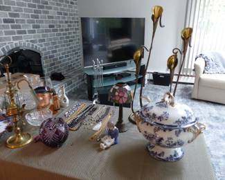 Bric-a-brac TV in background "NOT FOR SALE"