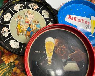 Vintage Brewery Trays 