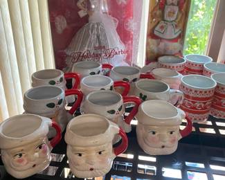 Vintage Christmas Mugs
