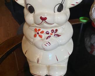 1950's Turn About Girl/Boy Teddy Bear Cookie Jar