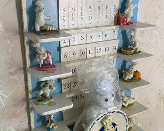 Danbury Mint Pillsbury Doughboy Calendar with Figures, 1997