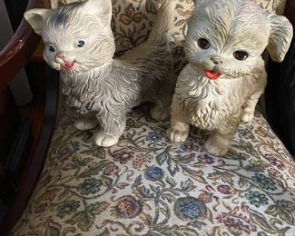 Vintage Edward Mobley Co Rubber Dog/Cat